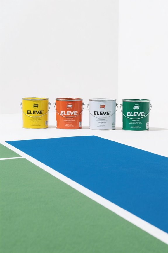 affordable tennis court paints
