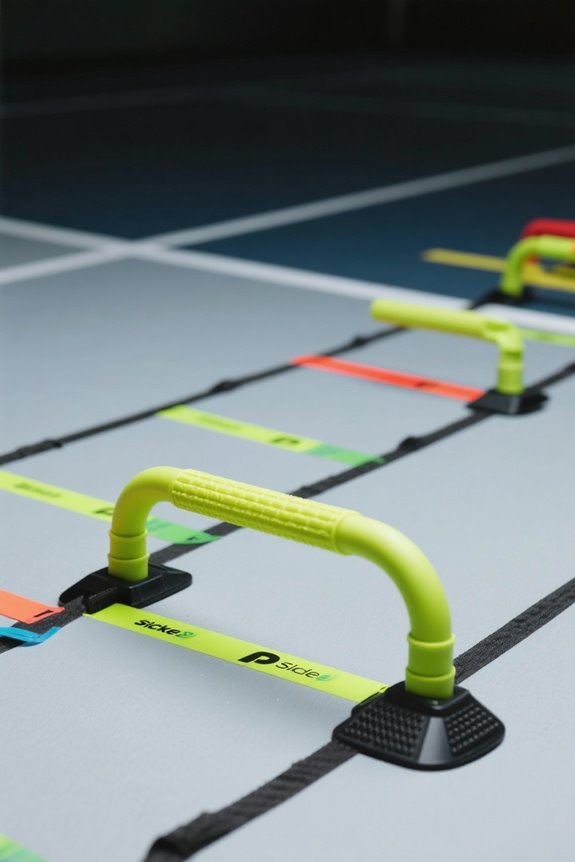 agility through side shuffles