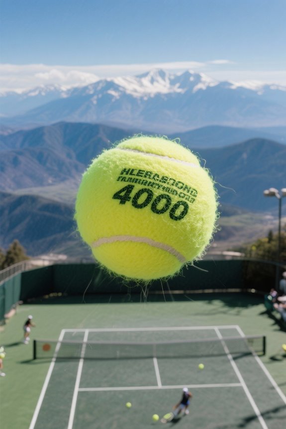 altitude affects tennis bounce