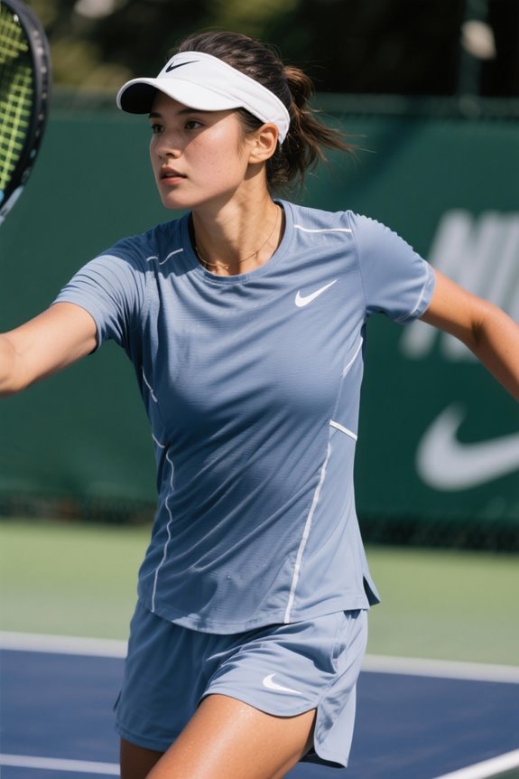 breathable lightweight tennis apparel