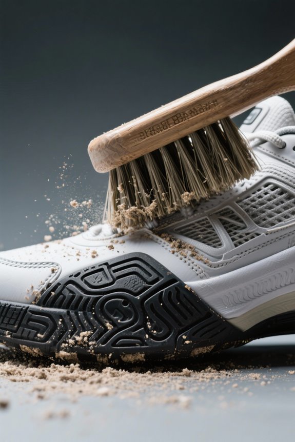 brushing ensures shoe longevity