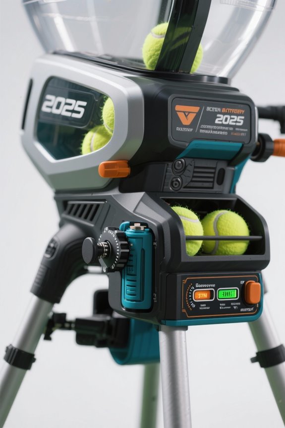 choosing tennis ball machine