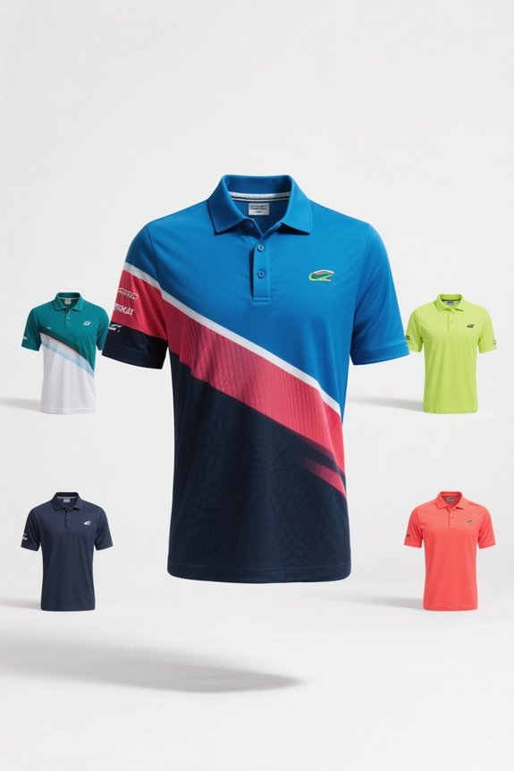 comfortable stylish tennis polos