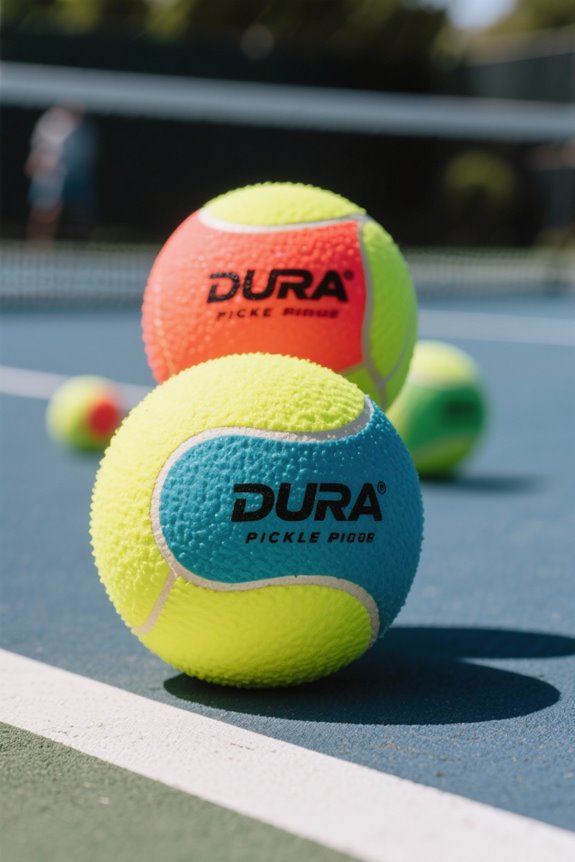 dura pickleball ball selection