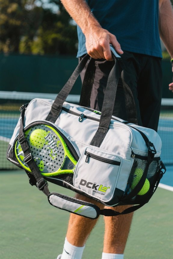 essential pickleball duffle features