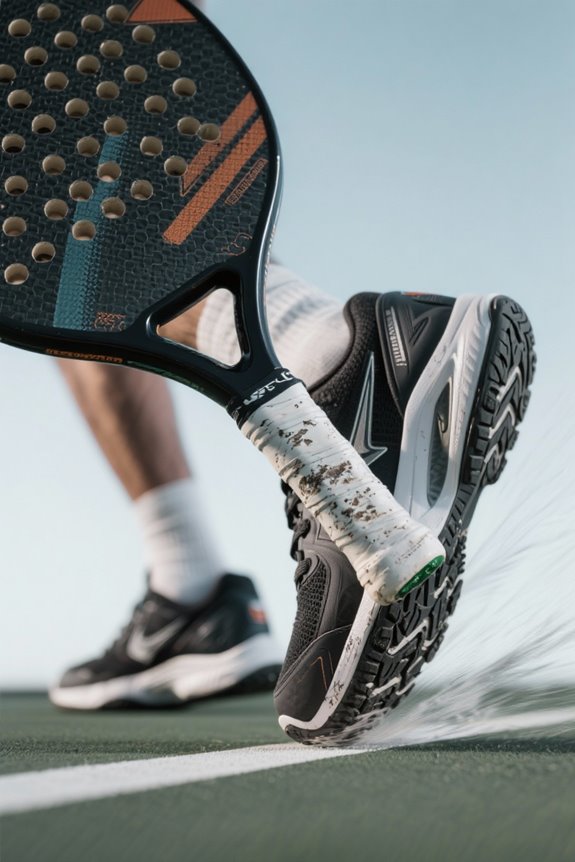 gusty conditions footwork adjustments