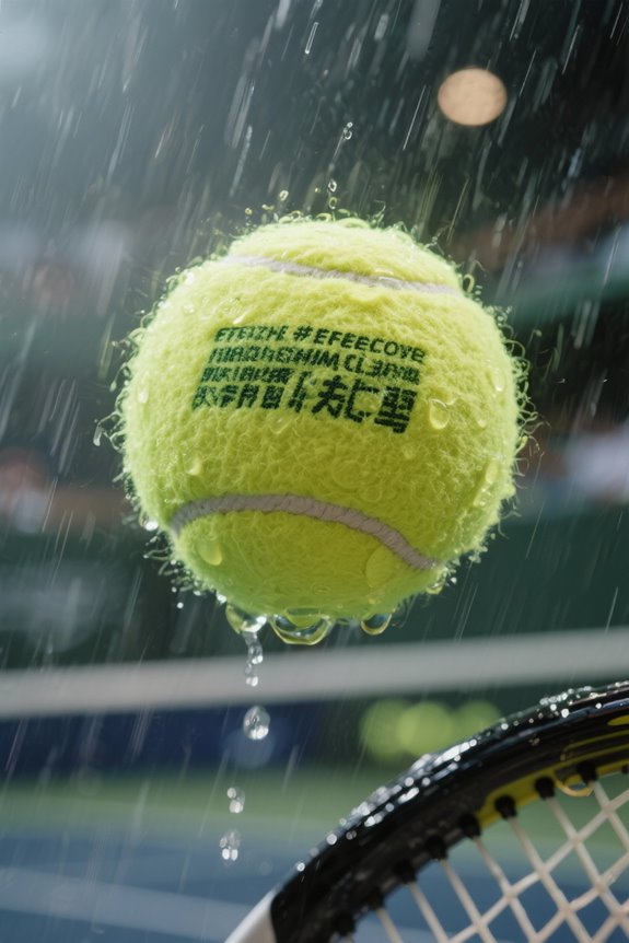 humidity affects tennis performance