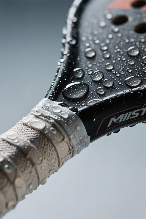moisture impacts paddle grip