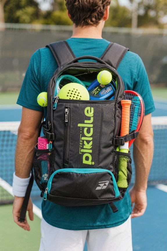 pickleball backpack selection factors
