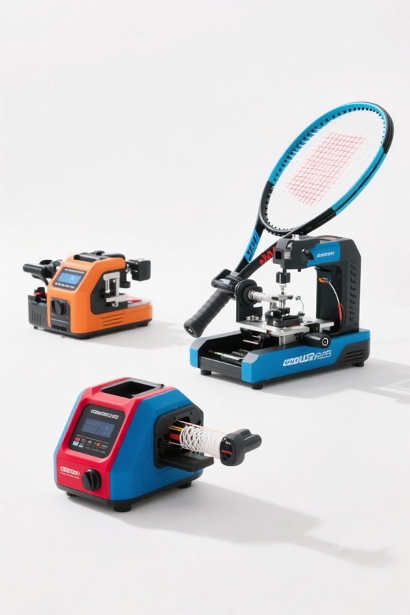 portable racquet stringing machines
