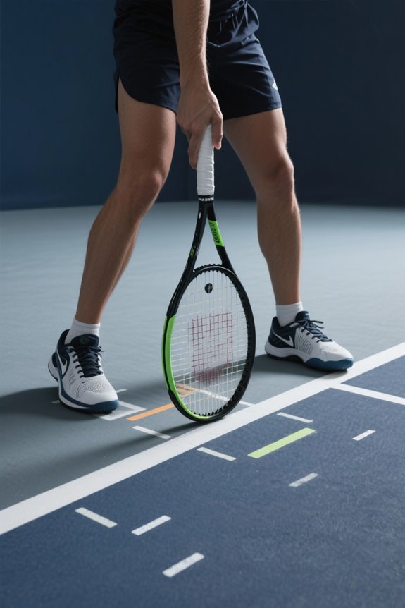 serve stance and setup