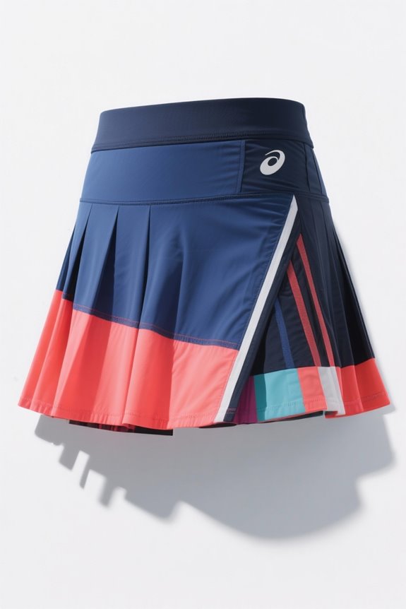 stylish and high performance tennis skirts