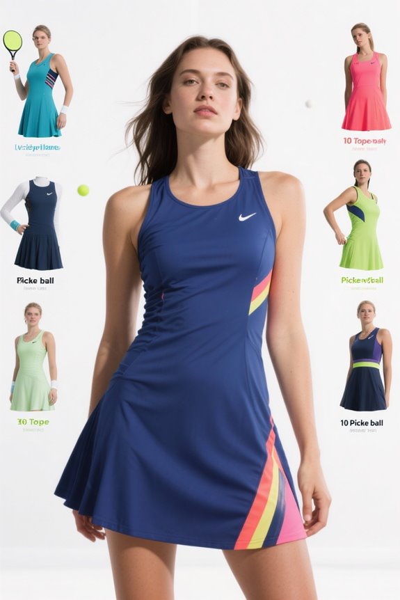 stylish high performance pickleball dresses