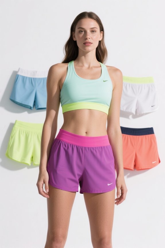 stylish performance tennis shorts