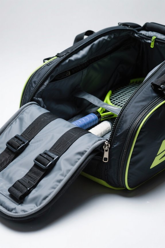 tennis bag selection criteria