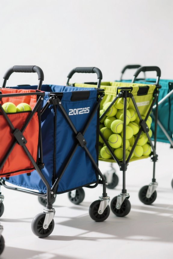 tennis ball cart considerations