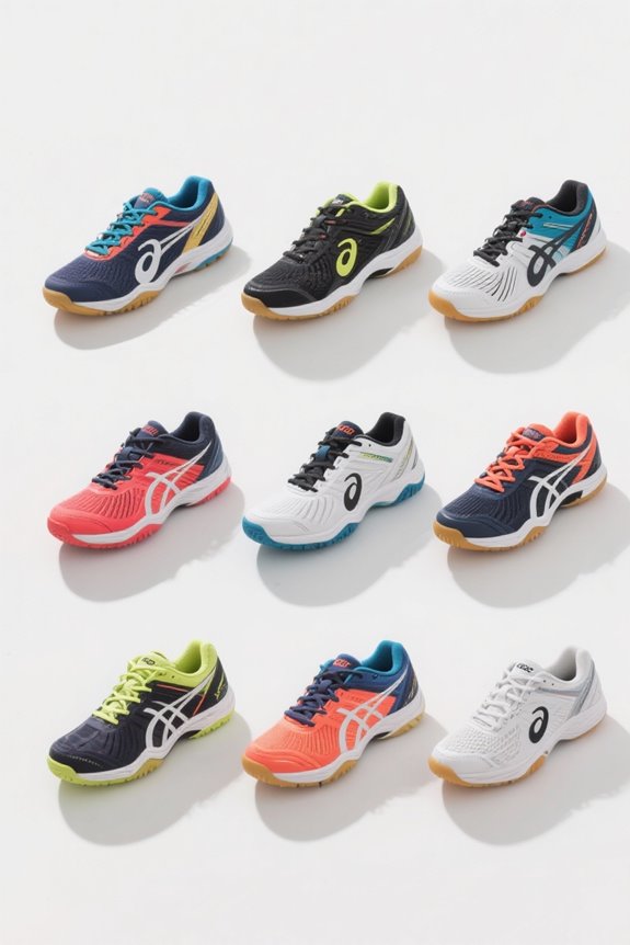 top asics pickleball shoes