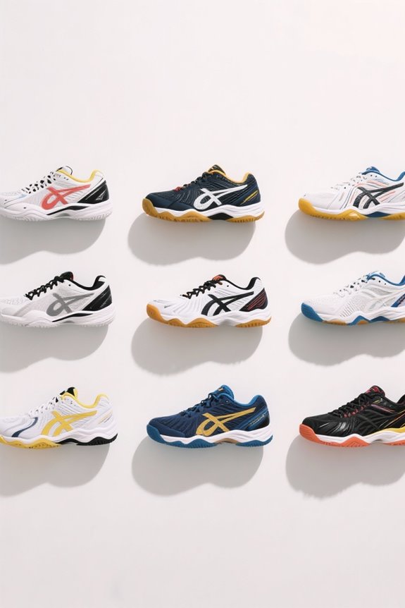 top asics tennis shoes