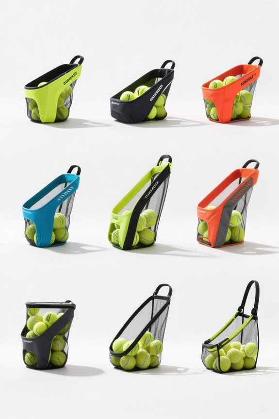 top tennis ball hoppers