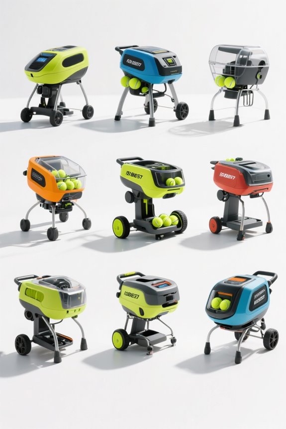 top tennis ball machines