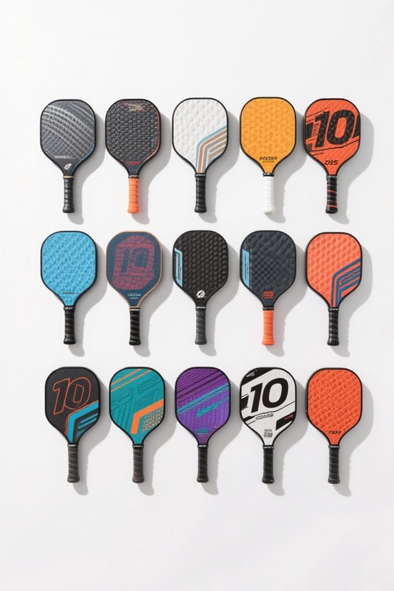 top textured pickleball paddles