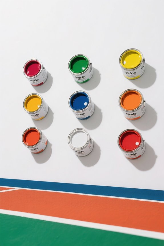top vibrant pickleball paints